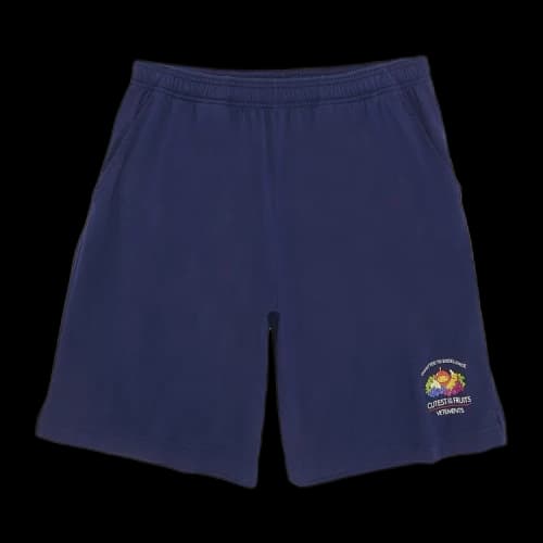 Vetements Cutest Of The Fruits Logo Shorts 'Royal Blue'