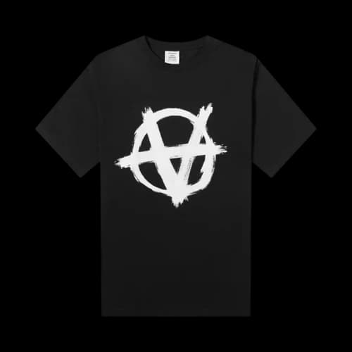 Vetements Double Anarchy T-Shirt 'Black/White'