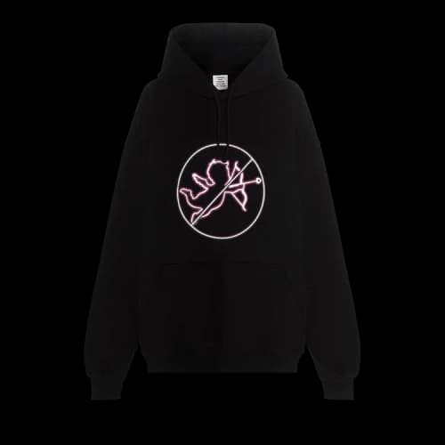 Vetements No Tiime For Romance Hoodie 'Black'