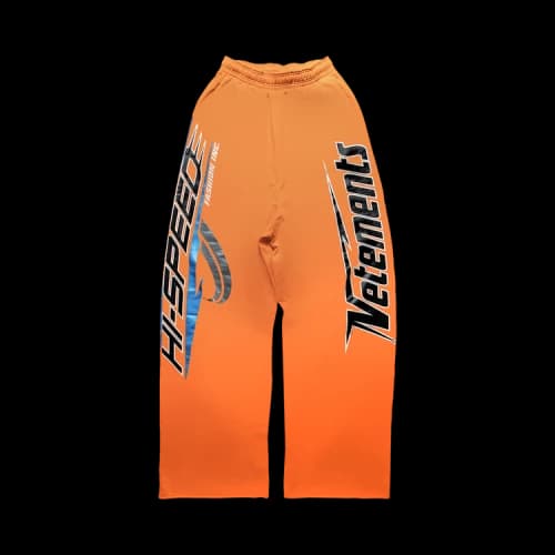 Vetements Hi-Speed Wide Sweatpants 'Neon Orange'
