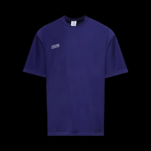 Vetements Inside Out Label T-Shirt 'Royal Blue'