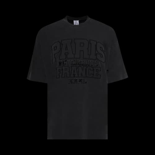 Vetements Paris XXXLT-Shirt 'Washed Black'