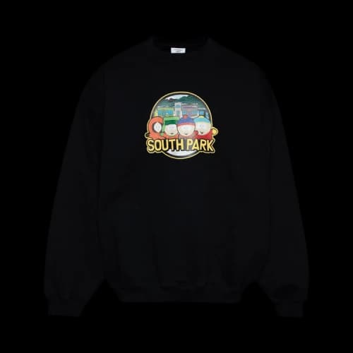 Vetements Southpark Oversized Sweatshirt 'Black'