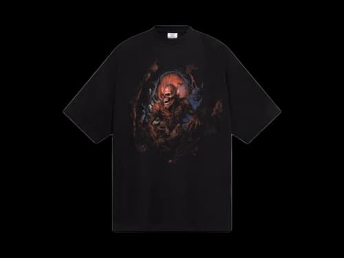 Vetements Death Metal Oversized T-shirt Black/Red