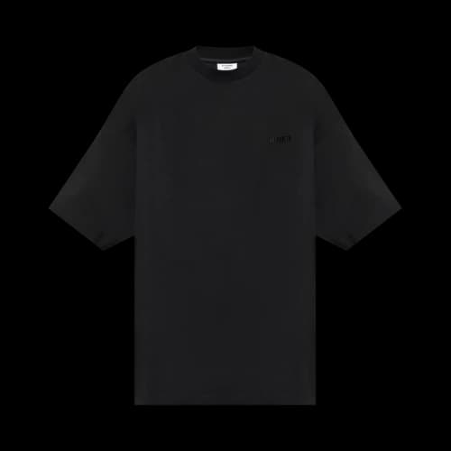Vetements Embroidered Logo Oversized T-Shirt 'Black'