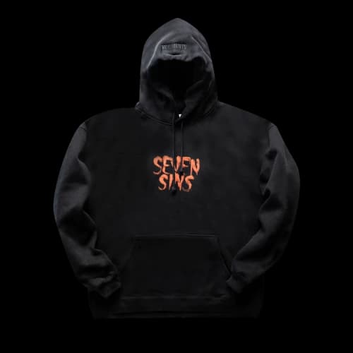 Vetements 7 Sins Hoodie 'Black'
