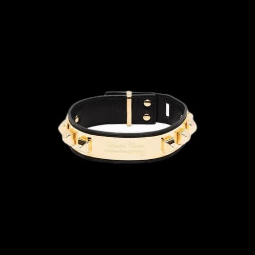 Undercover Plaque Bracelet 'Black/Gold'