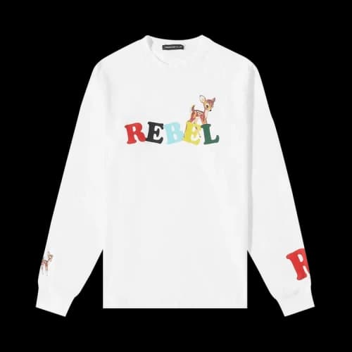 Undercover Rebel Long-Sleeve T-Shirt 'White'