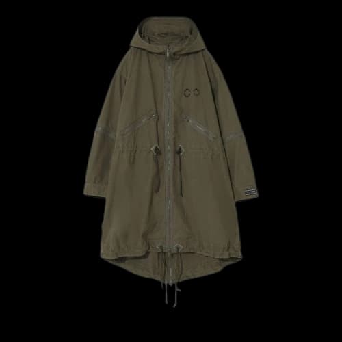 Undercover Utilitarian Military Coat 'Khaki'