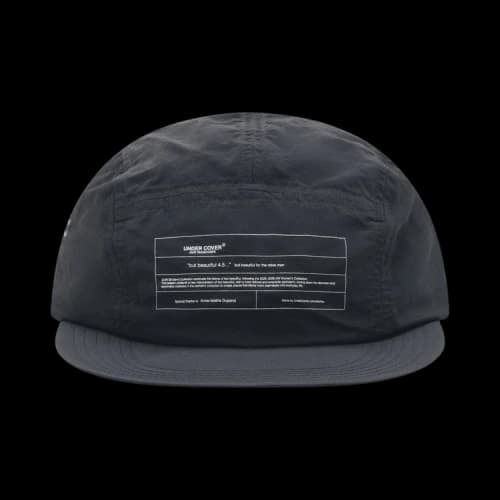 Undercover Print Detail Cap 'Black'