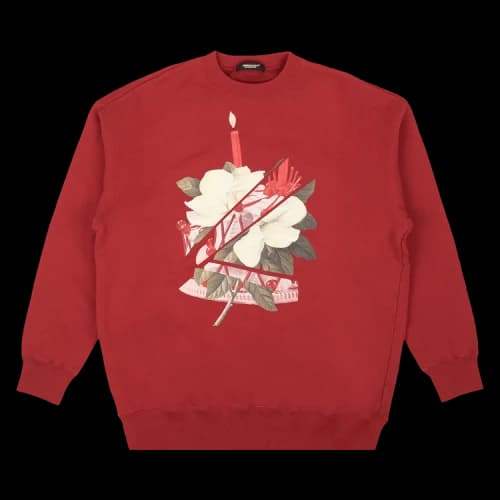 Undercover Cake Printed Crewneck Sweatshirt 'Red'