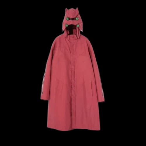 Undercover x Evangelion Removable Hood Trench Coat 'Red'
