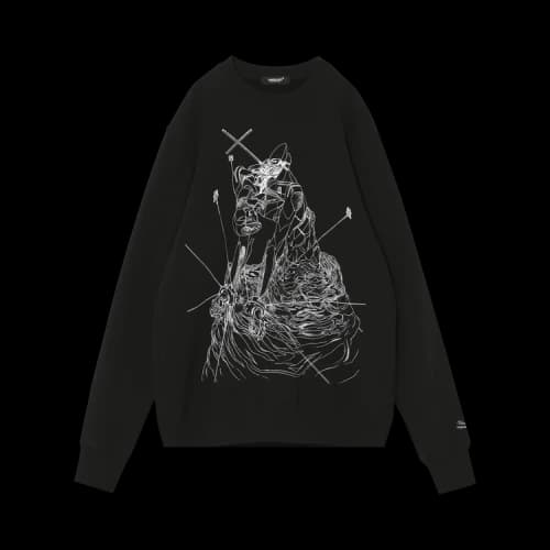 Undercover Evangelion Printing Sweatshirt 'Black'