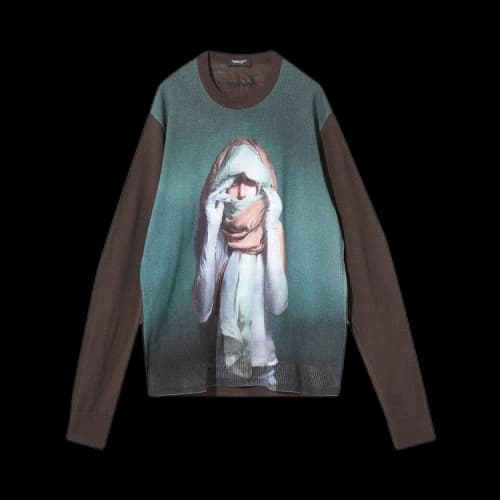 Undercover Markus Akesson Painting Printed Sweatshirt 'Dark Brown'