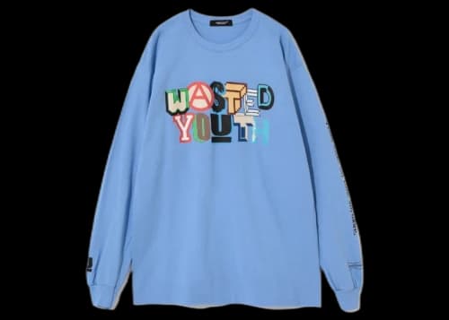 Undercover x Verdy Wasted Youth L/S T-Shirt Light Blue