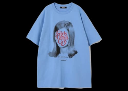 Undercover x Verdy Girls Don't Cry T-Shirt Light Blue