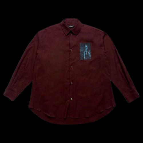 Undercover Twin Peaks Patch Shirt 'Bordeaux'
