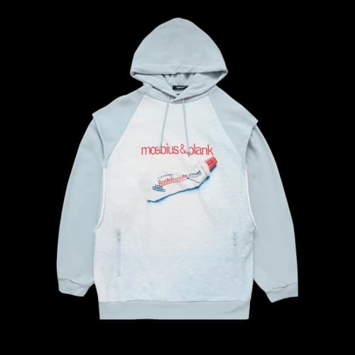 Undercover Moebius & Plank Hoodie 'Light Blue'