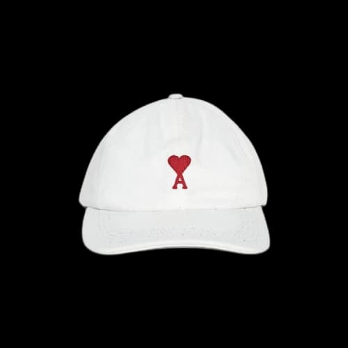 Ami Embroidered Cap 'Ivory'