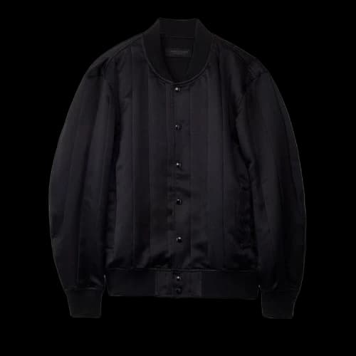 Undercover Pleated Bomber Jacket 'Black'