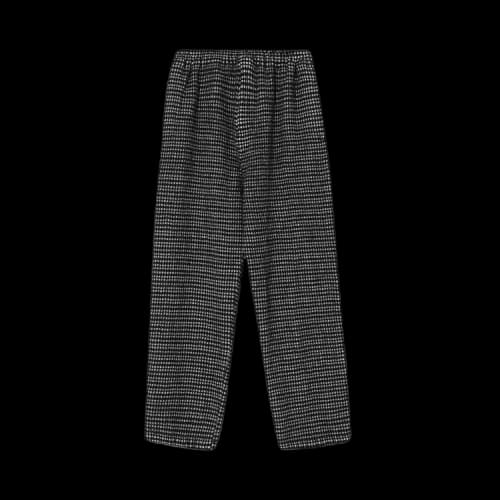 Undercover Throne of Blood Checked Wool Trousers 'Black'