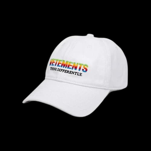 Vetements Think Differently Logo Cap 'White'