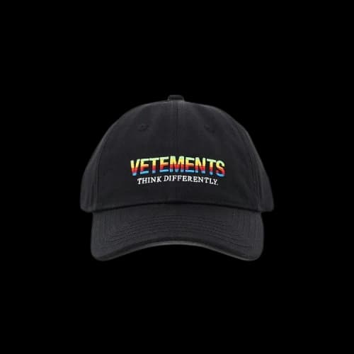 Vetements Think Differently Logo Cap 'Black'