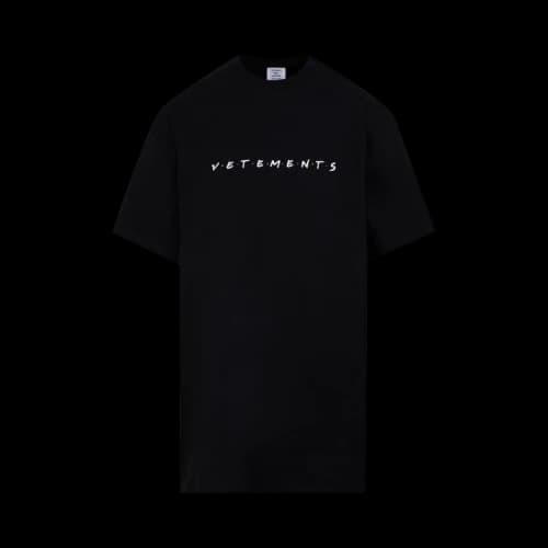 Vetements Friendly Logo T-Shirt 'Black'