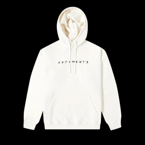 Vetements Friendly Logo Hoodie 'White'