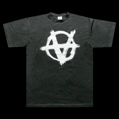 Vetements Anarchy Gothic Logo T-Shirt 'Black/White'