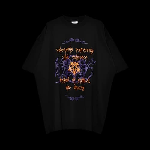 Vetements Vital Existence T-Shirt 'Black'