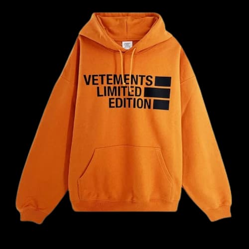 Vetements Big Logo Limited Edition Hoodie 'Orange'
