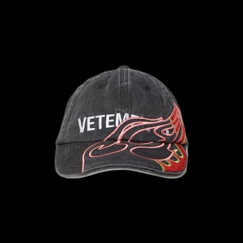 Vetements Flame Logo Cap 'Black'