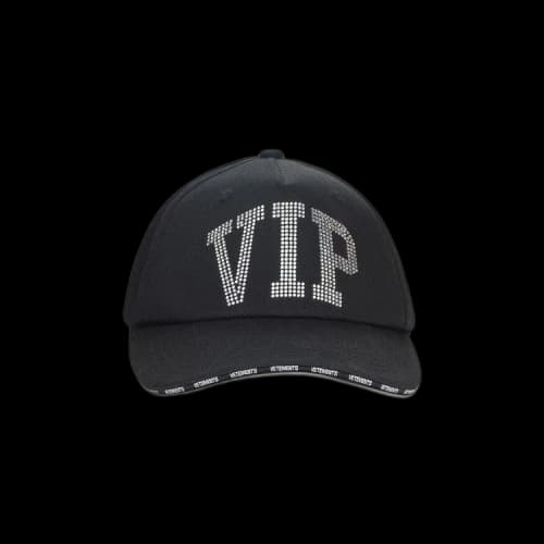 Vetements VIP Crystal Cap 'Black'