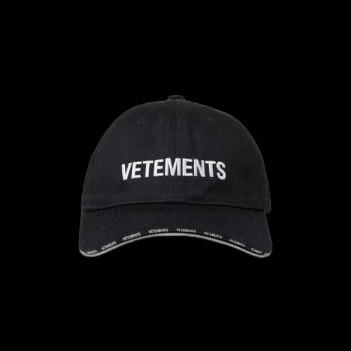 Vetements Iconic Logo Cap 'Black'