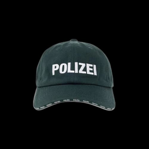 Vetements Polizei Embroidered Baseball Cap 'Forest Green'