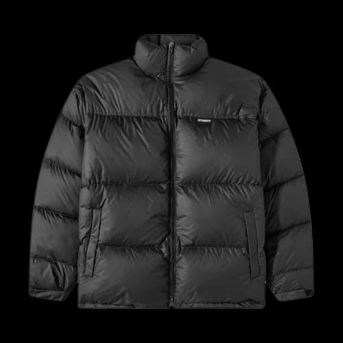 Vetements Logo Puffer Jacket 'Black'