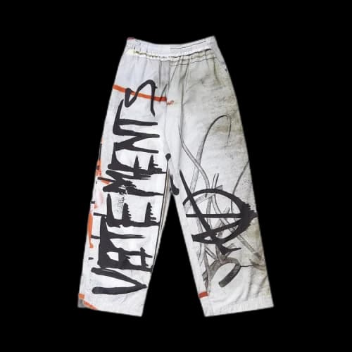 Vetements Gaffiti Lounge Pants 'Grey'