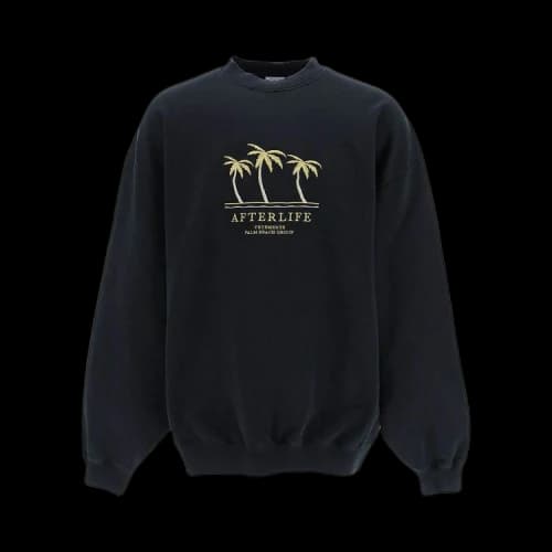 Vetements Embroidered Afterlife Sweatshirt 'Black'
