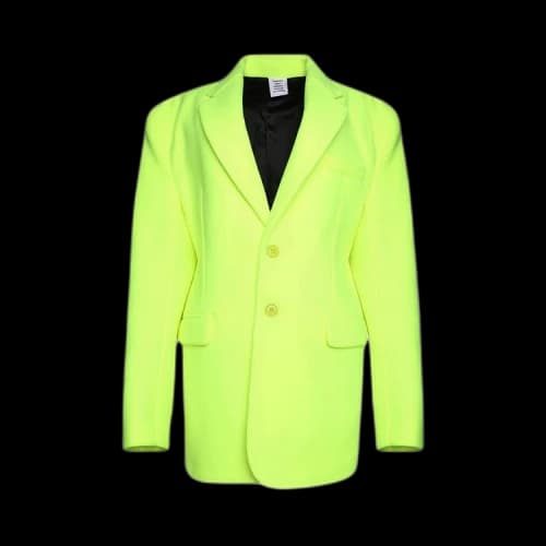 Vetements Tailored Jacket 'Fluo Yellow'