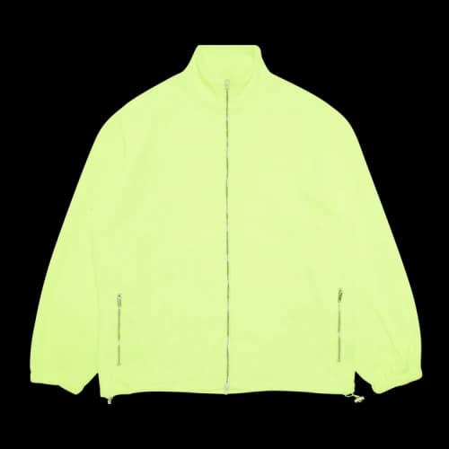 Vetements Fleece Zip Up Jacket 'Fluo Yellow'