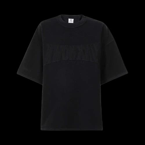 Vetements Unknown Oversized T-Shirt 'Dirty Black'