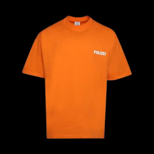Vetements Polizei T-Shirt 'Orange'