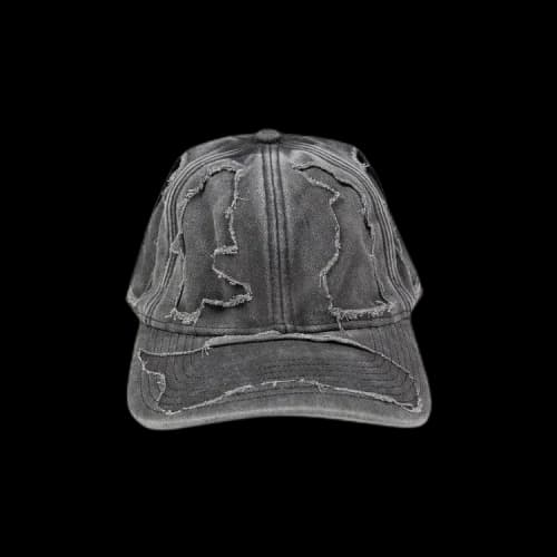 Vetements Destroyed Cap 'Washed Black'