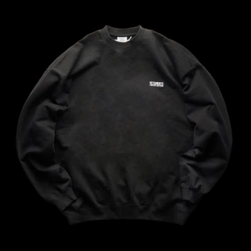 Vetements Embroidered Logo Sweatshirt 'Black'