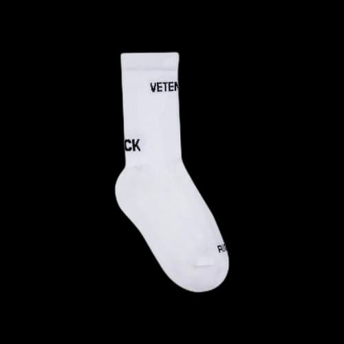 Vetements Logo Socks 'White'