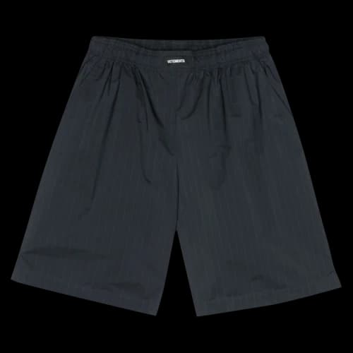 Vetements Paper Poplin Tailored Shorts 'Black'