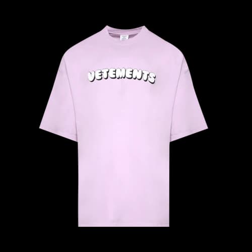 Vetements Bubble Gum Logo T-Shirt 'Bubble Gum Pink'