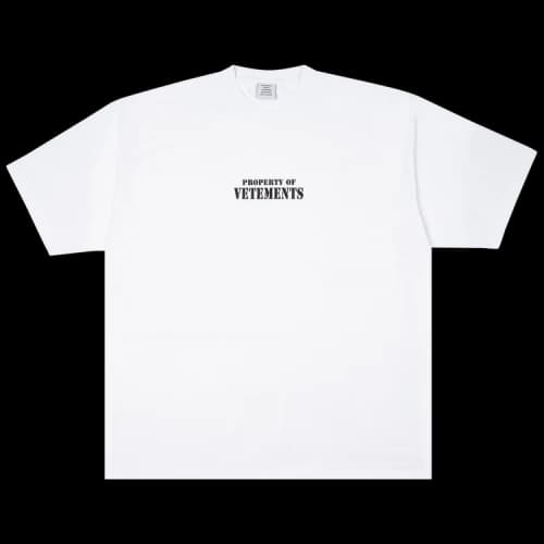 Vetements Property Of T-Shirt 'White'