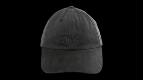 Vetements Monday Pristine Cap Hat Black